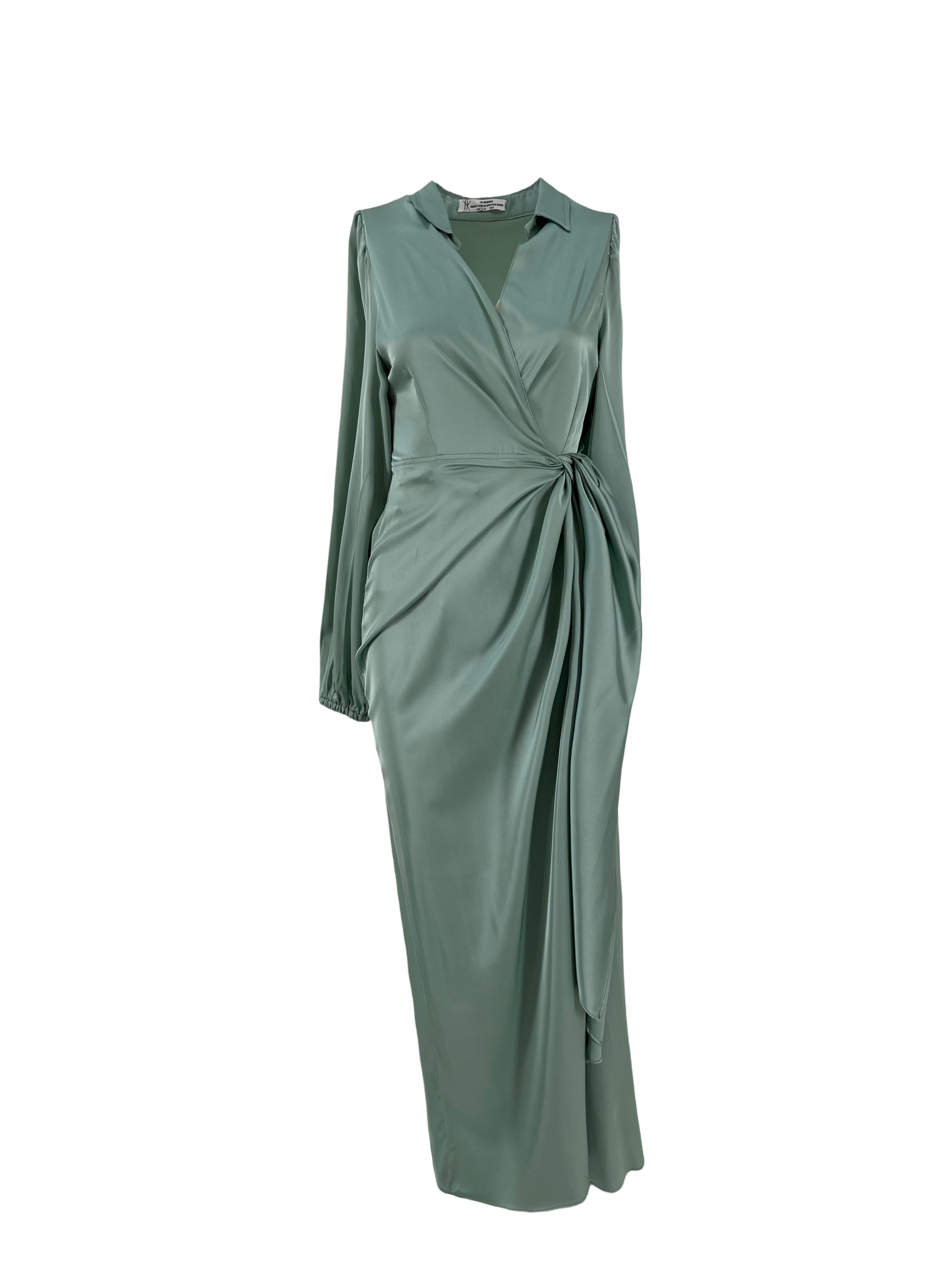 New Silky Cardress Dress Mint