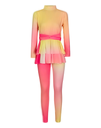 Sour Rose Ruffled Swimsuit