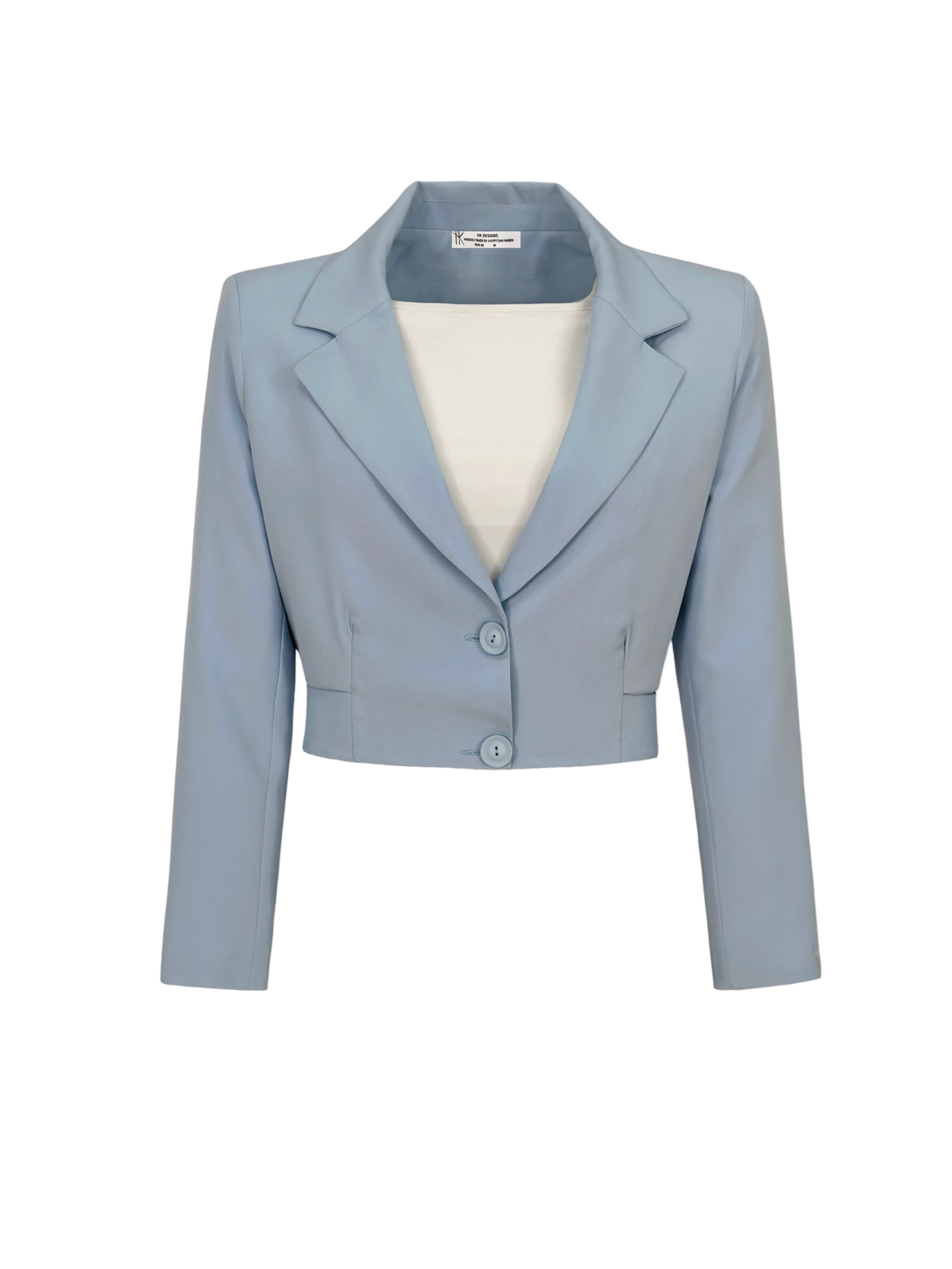 Belted Cropped Blazer