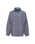 Soft Stripe Linen Set Shirt