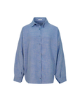 Soft Stripe Linen Set Shirt