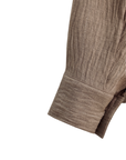 Soft Stripe Linen Set Shirt