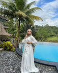 Wrap It Like A Princess Blouse Cream