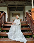 Wrap It Like A Princess Blouse Cream