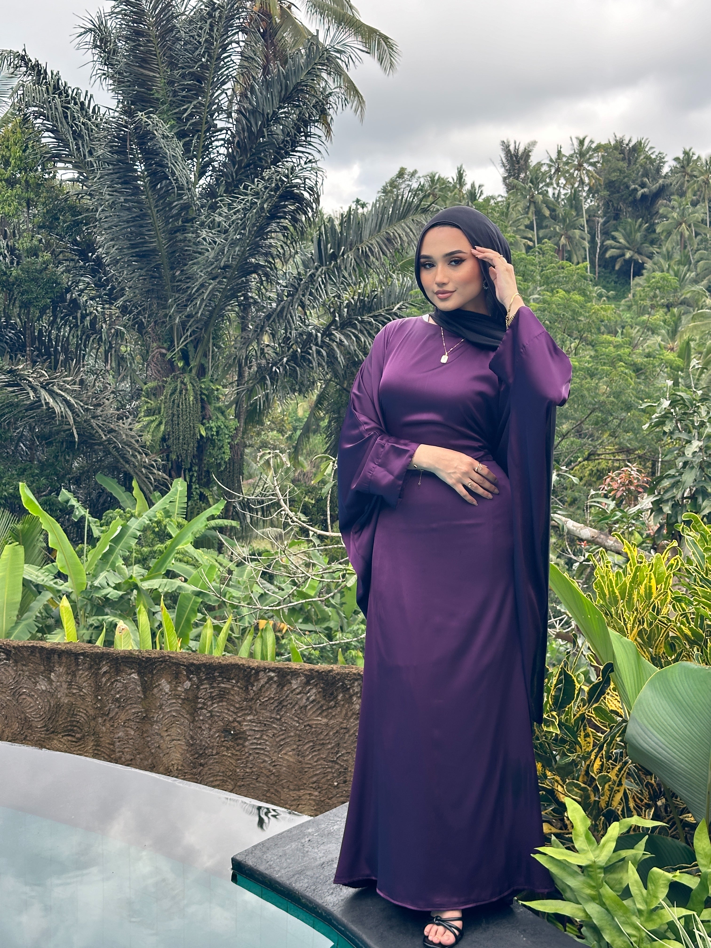 Like A Butterfly Dress Plum