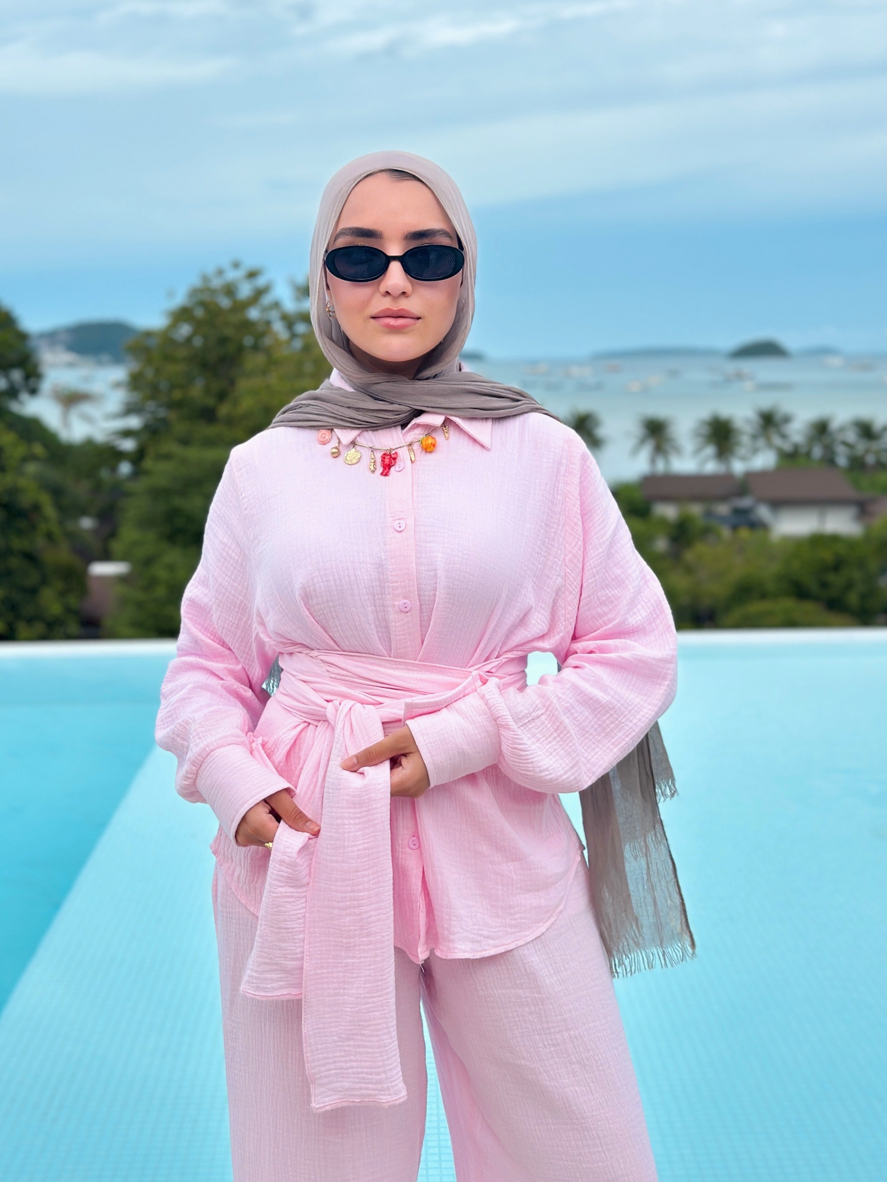 Wrap Comfy Set Shirt