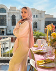 Shimmering Wrap Set Pants Rose