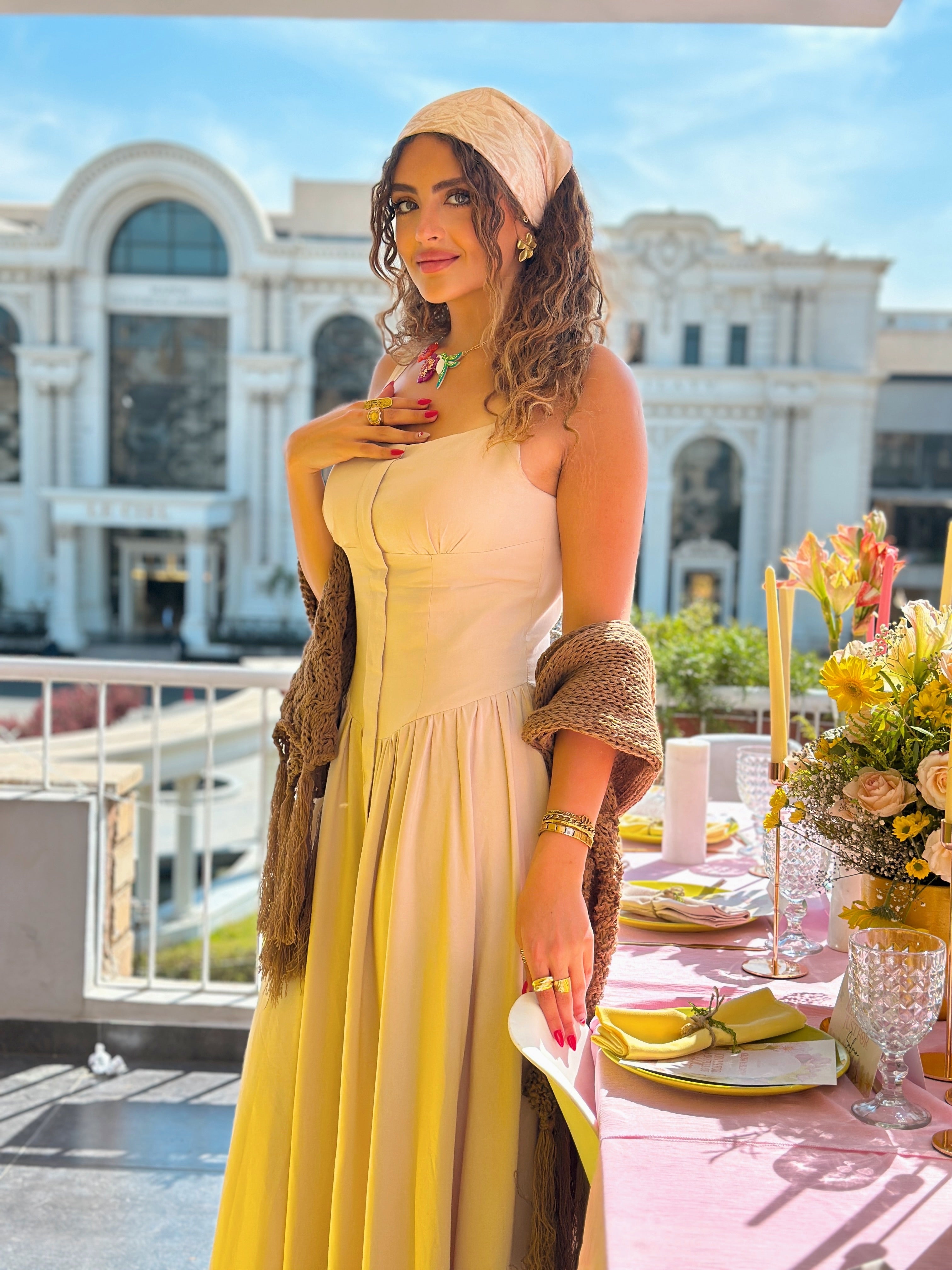 Positano Dress Oatmeal