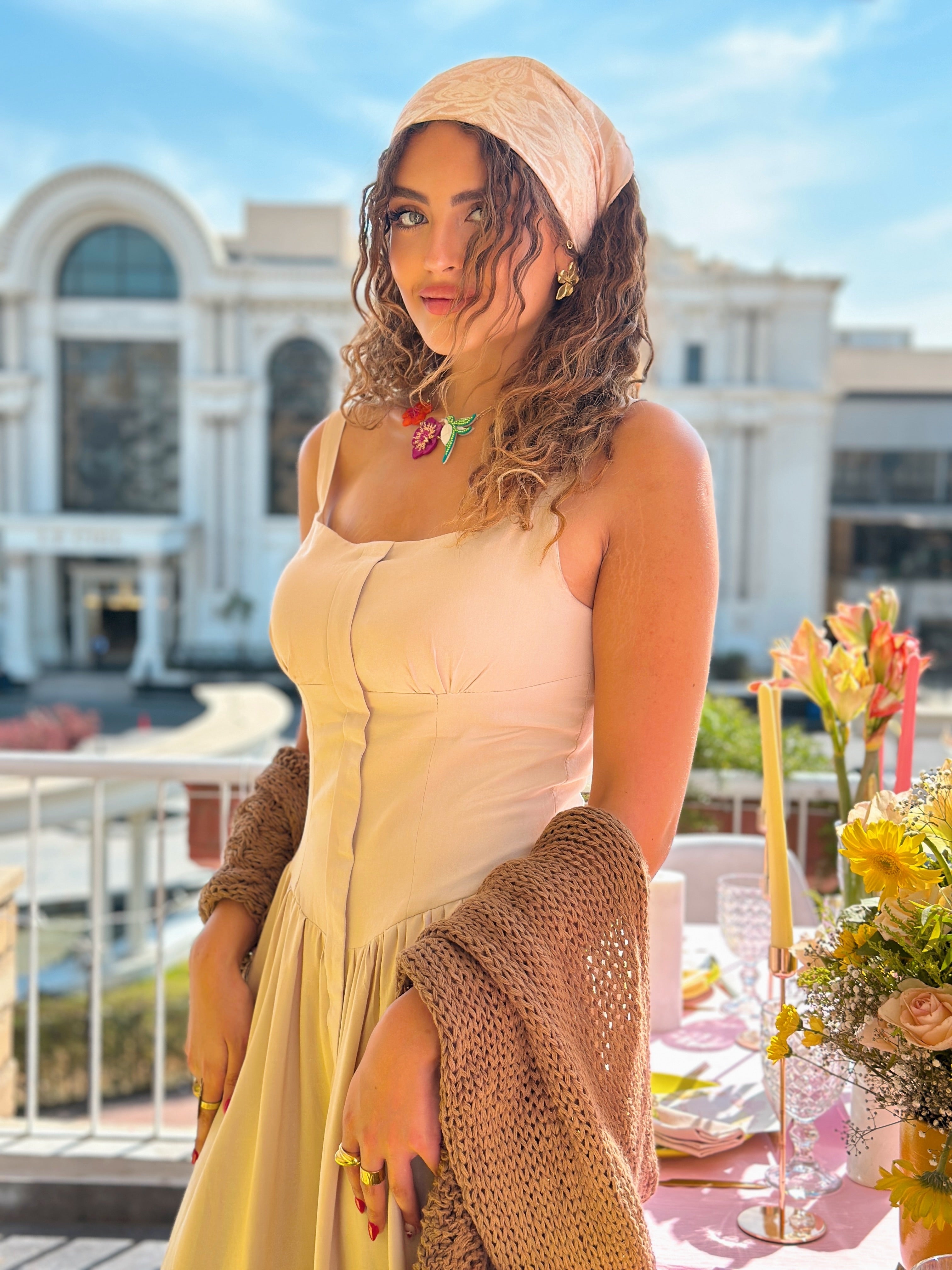 Positano Dress Oatmeal