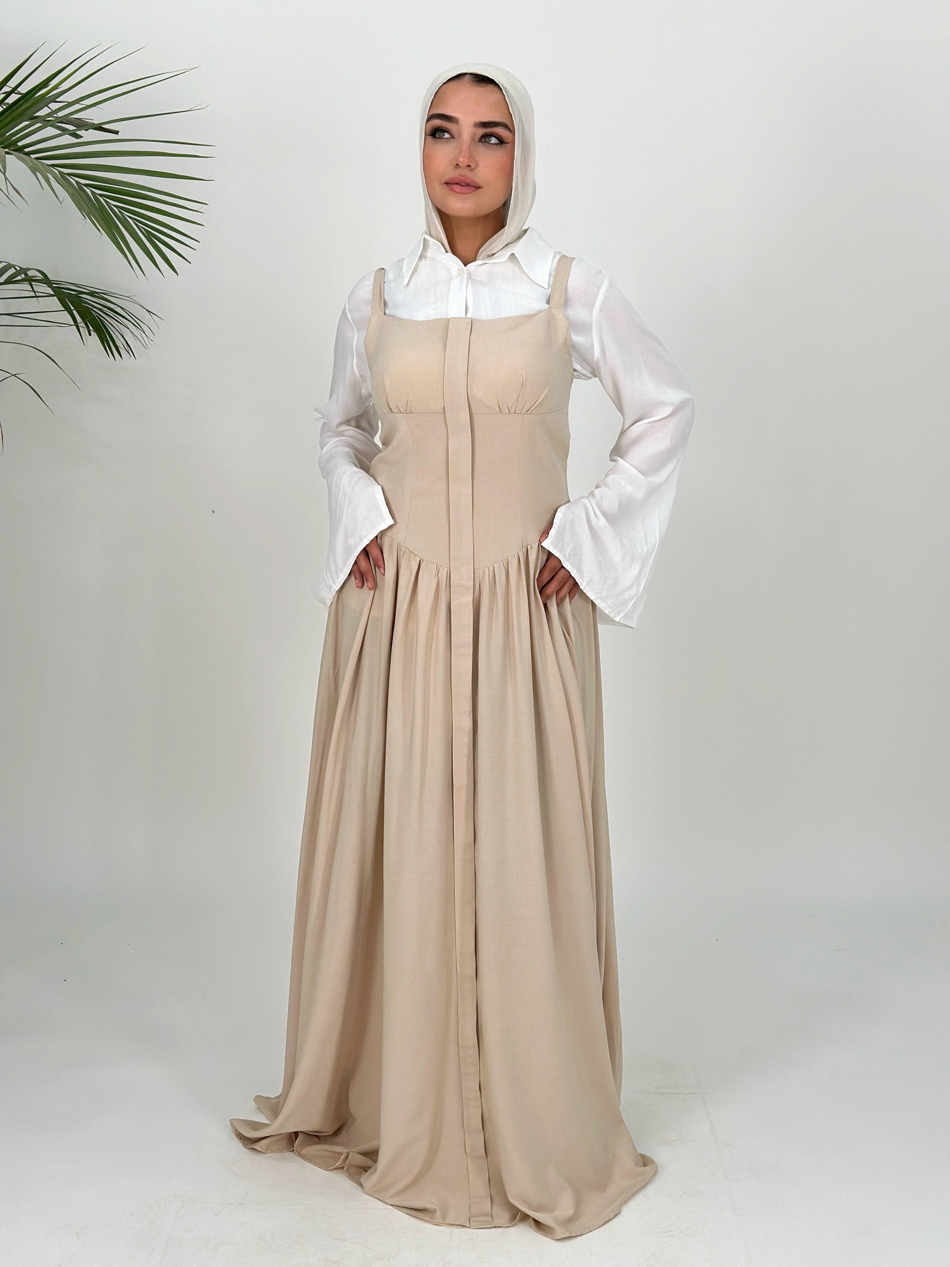 Positano Dress Oatmeal