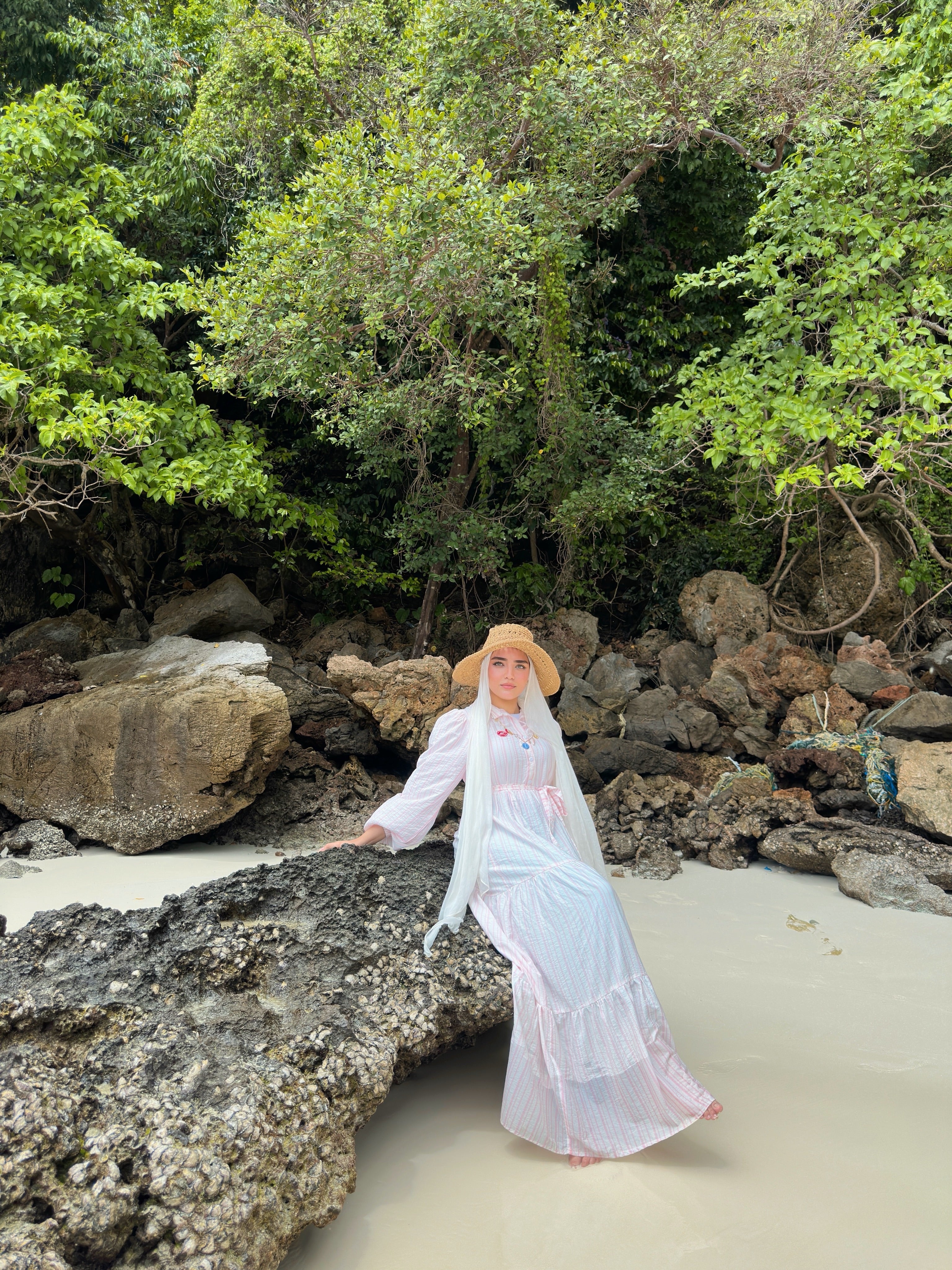 Layered Stripes Dress