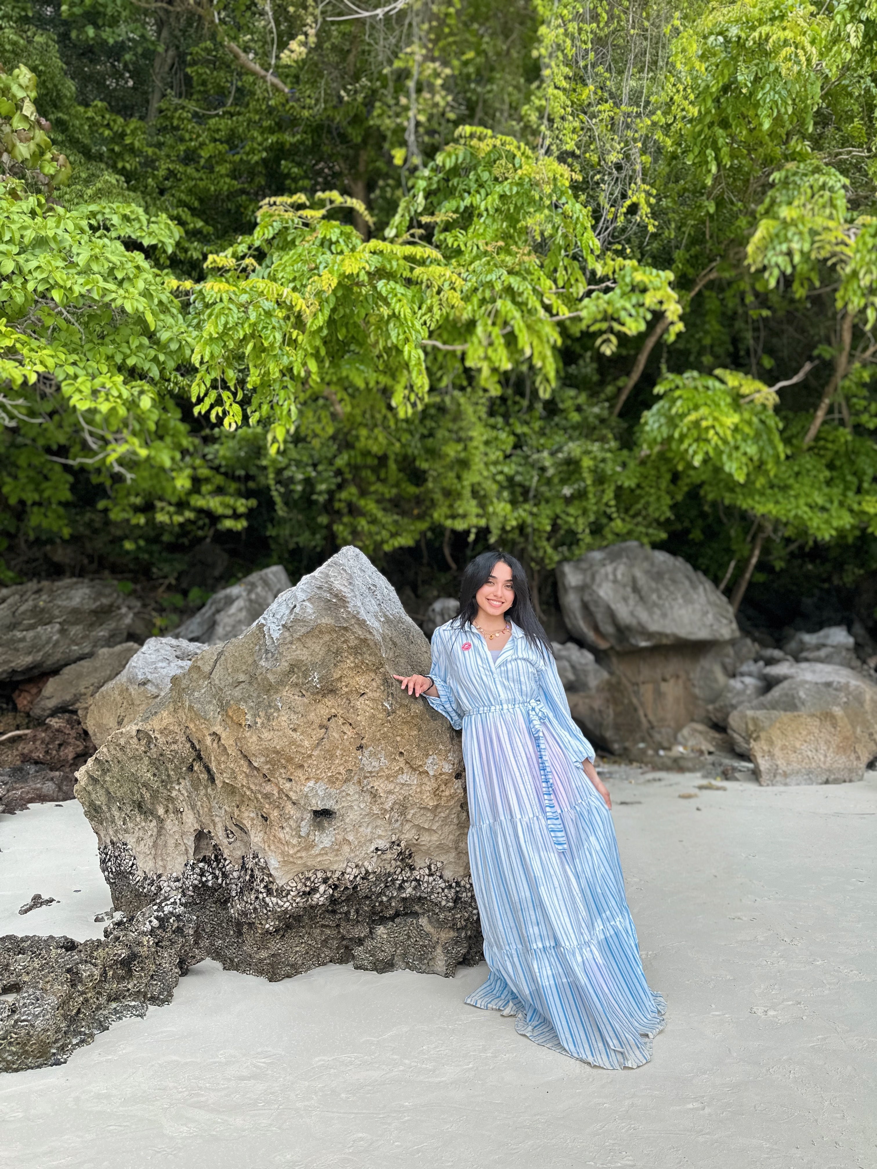 Layered Stripes Dress