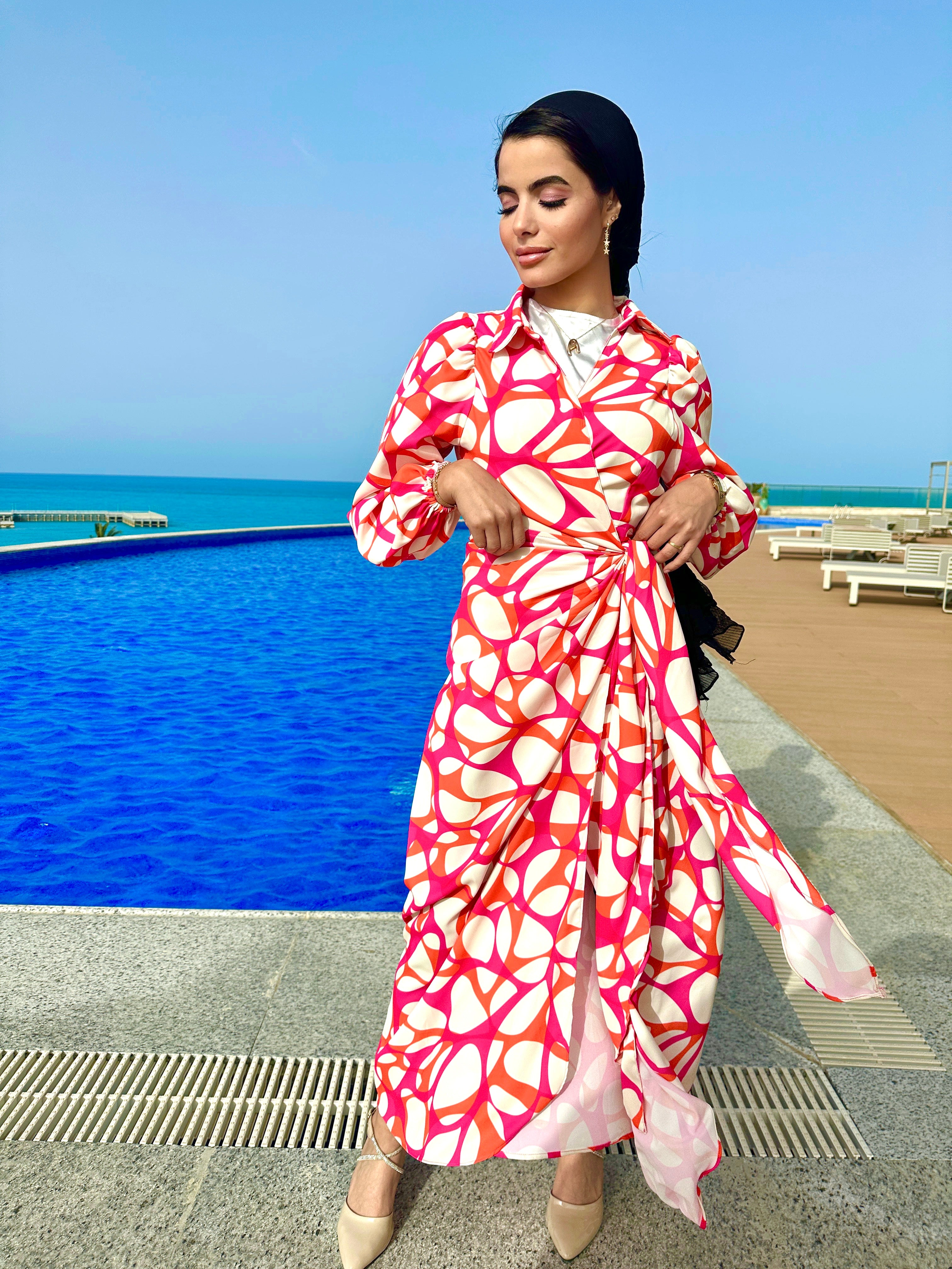 Abstract Sunshine Dress