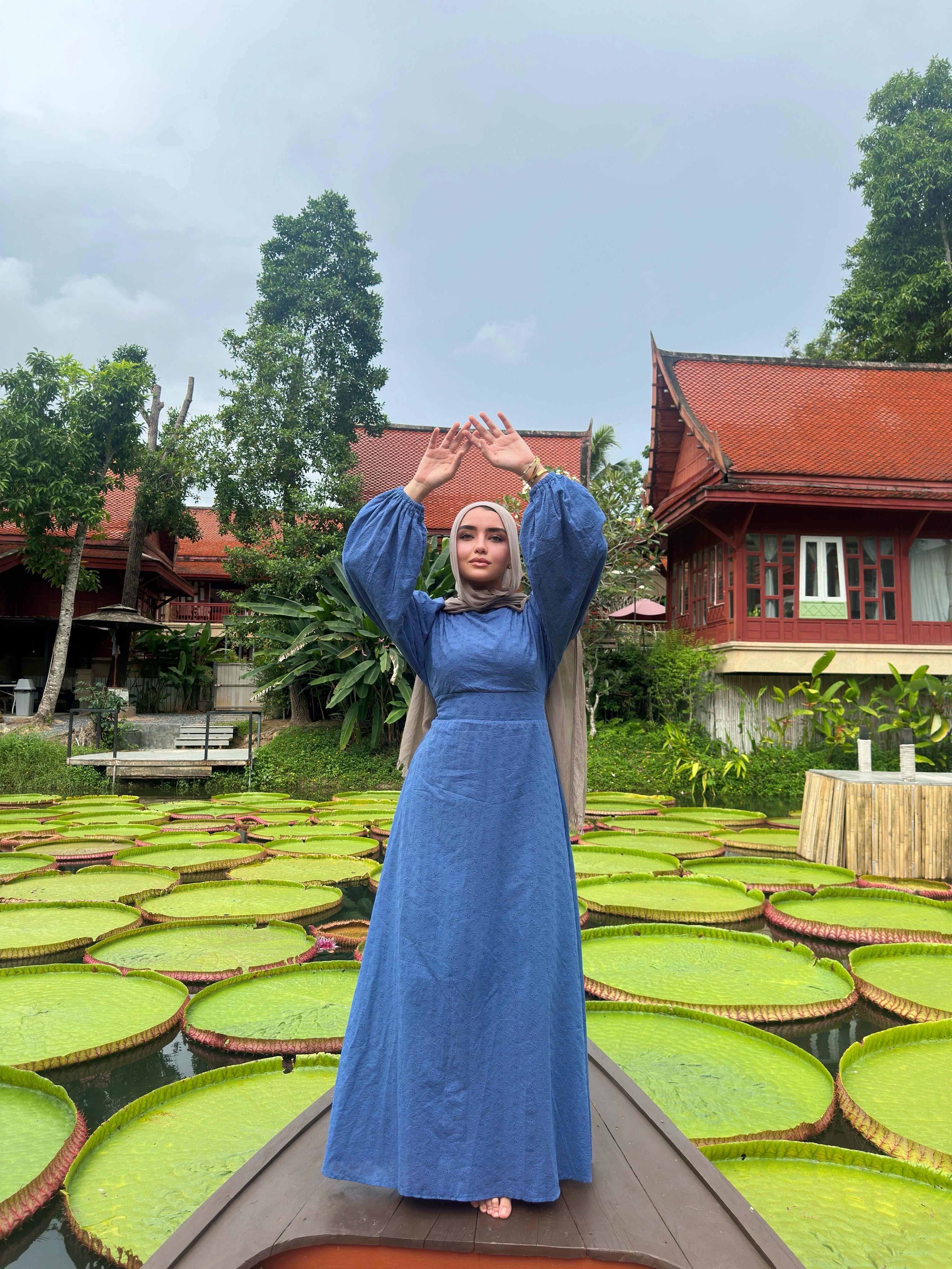 Fitted Embroidered Dress