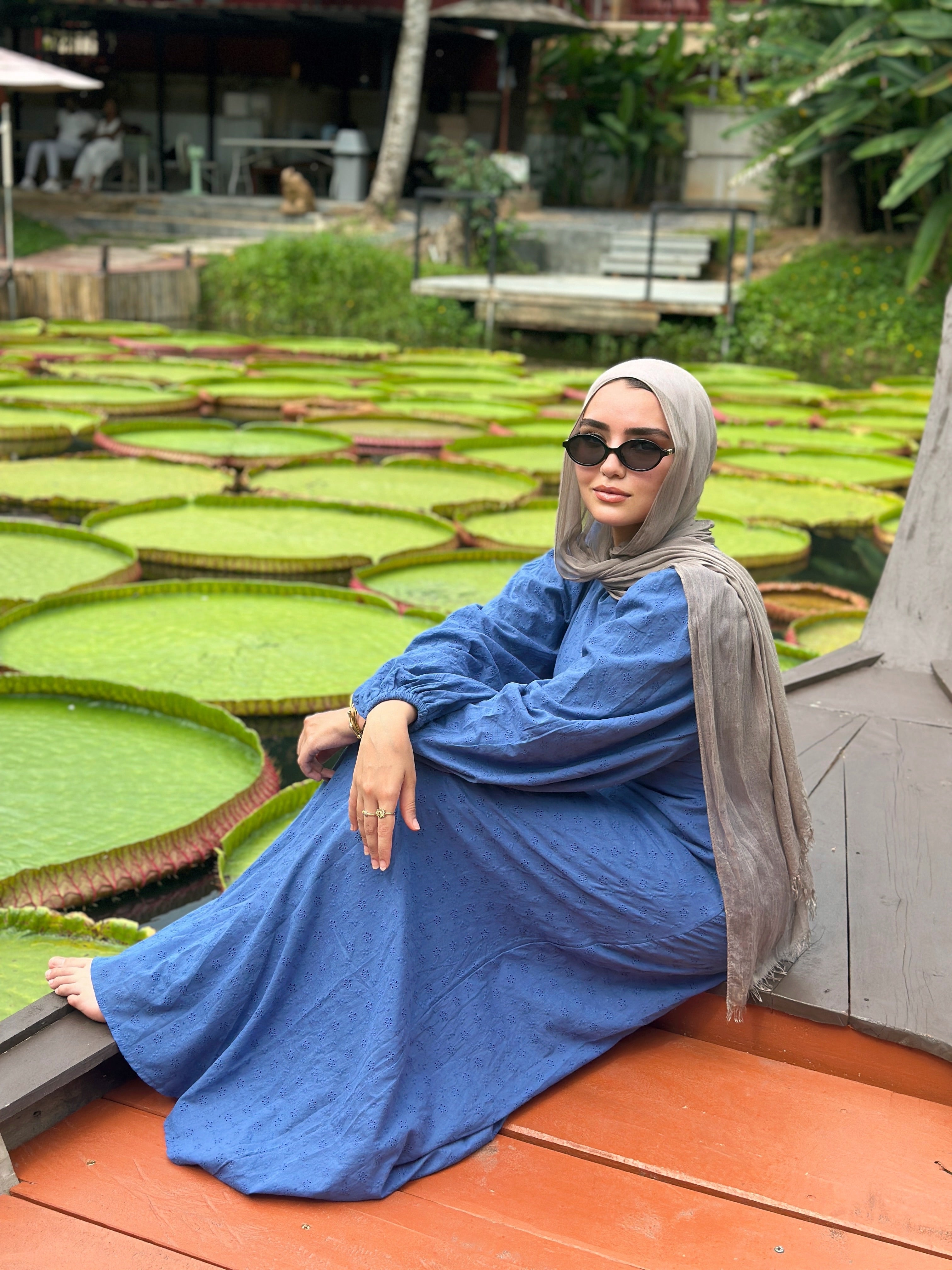 Fitted Embroidered Dress