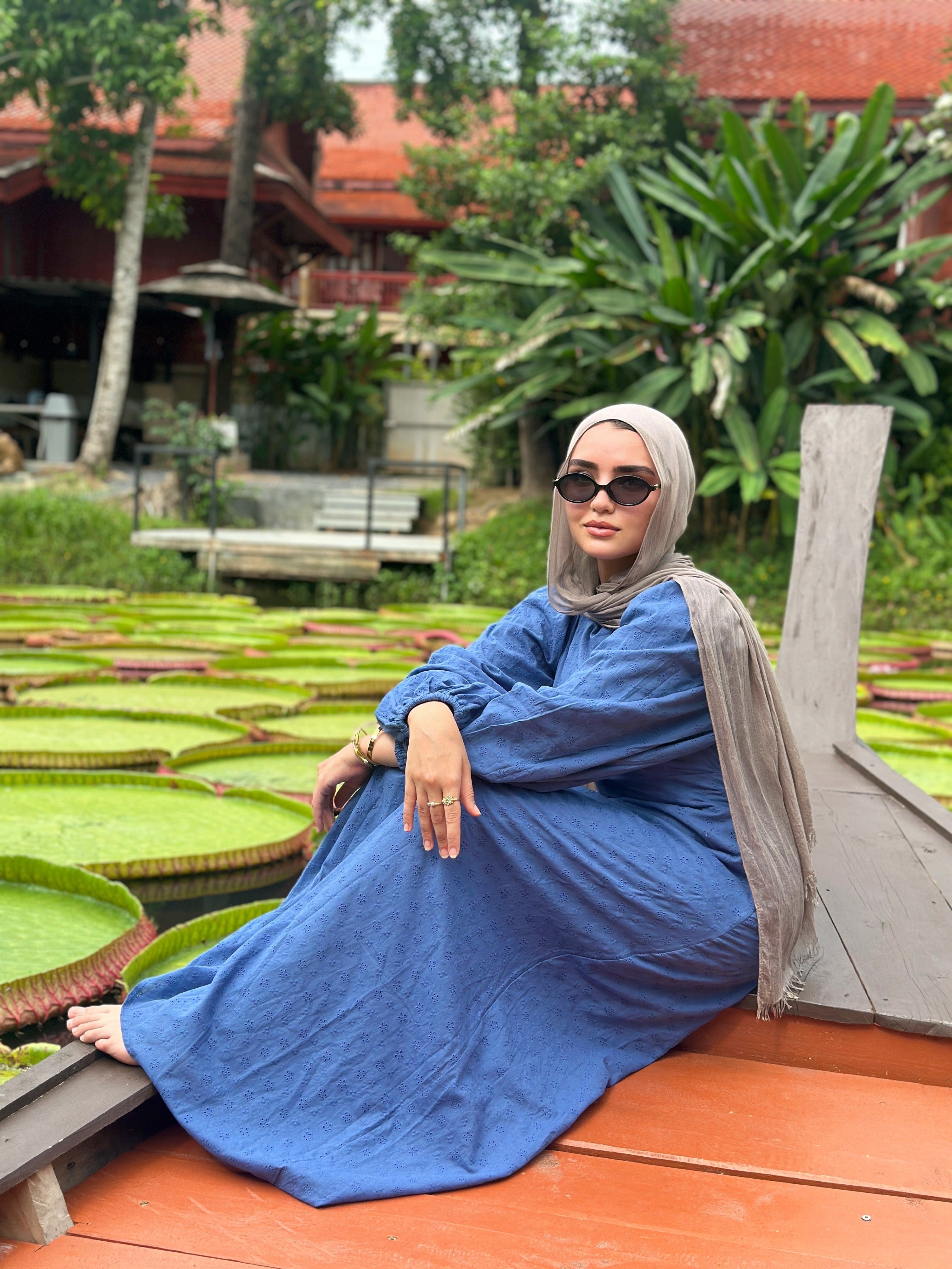 Fitted Embroidered Dress