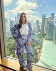 Blue Summer Set Pants
