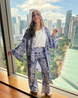 Blue Summer Set Pants