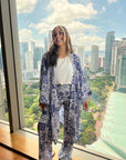 Blue Summer Set Pants