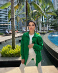 Basic Pocketed Shirt Green