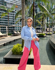 Basic Pocketed Shirt Baby Blue