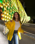 Basic Pocketed Shirt Yellow