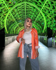 Stripped Shirt Orange