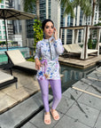 Lilac Sea Swimsuit Pants