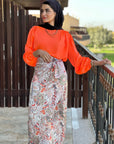 Wrap It Doodles Skirt Sand