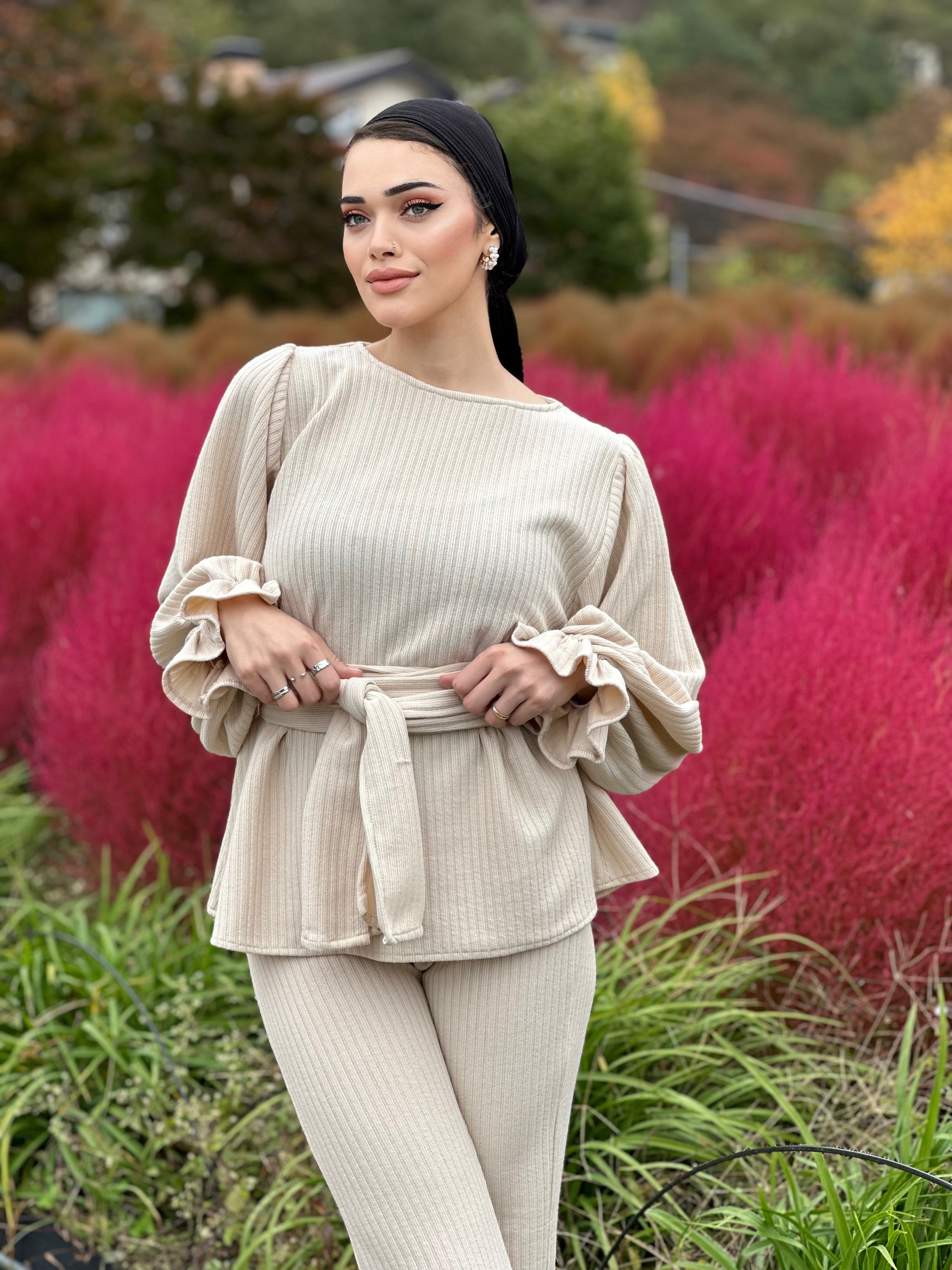 Grab It Girl Blouse Oatmeal