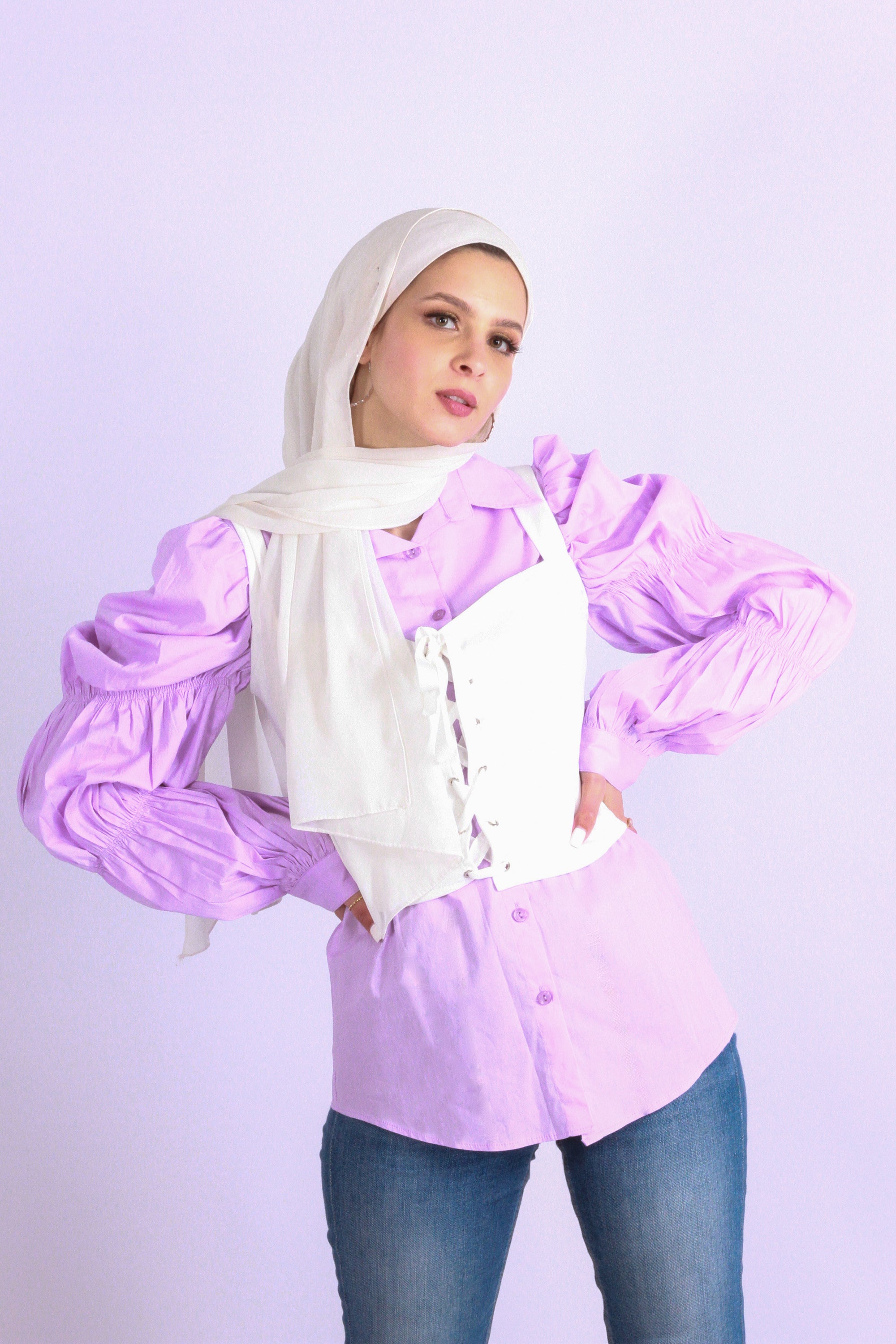 Sweet Cropped Top Cream