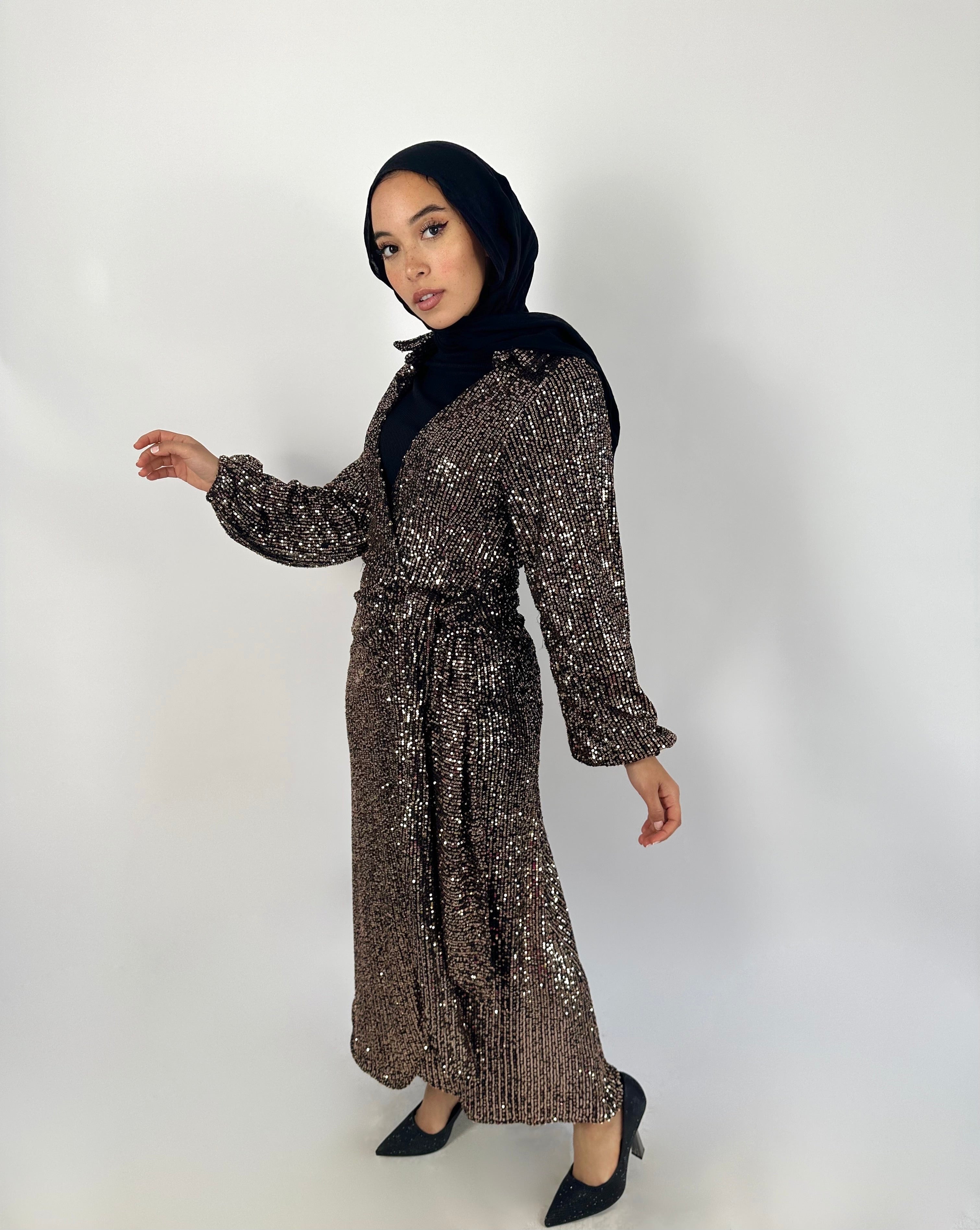 Wrappy Bling Stars Night Dress