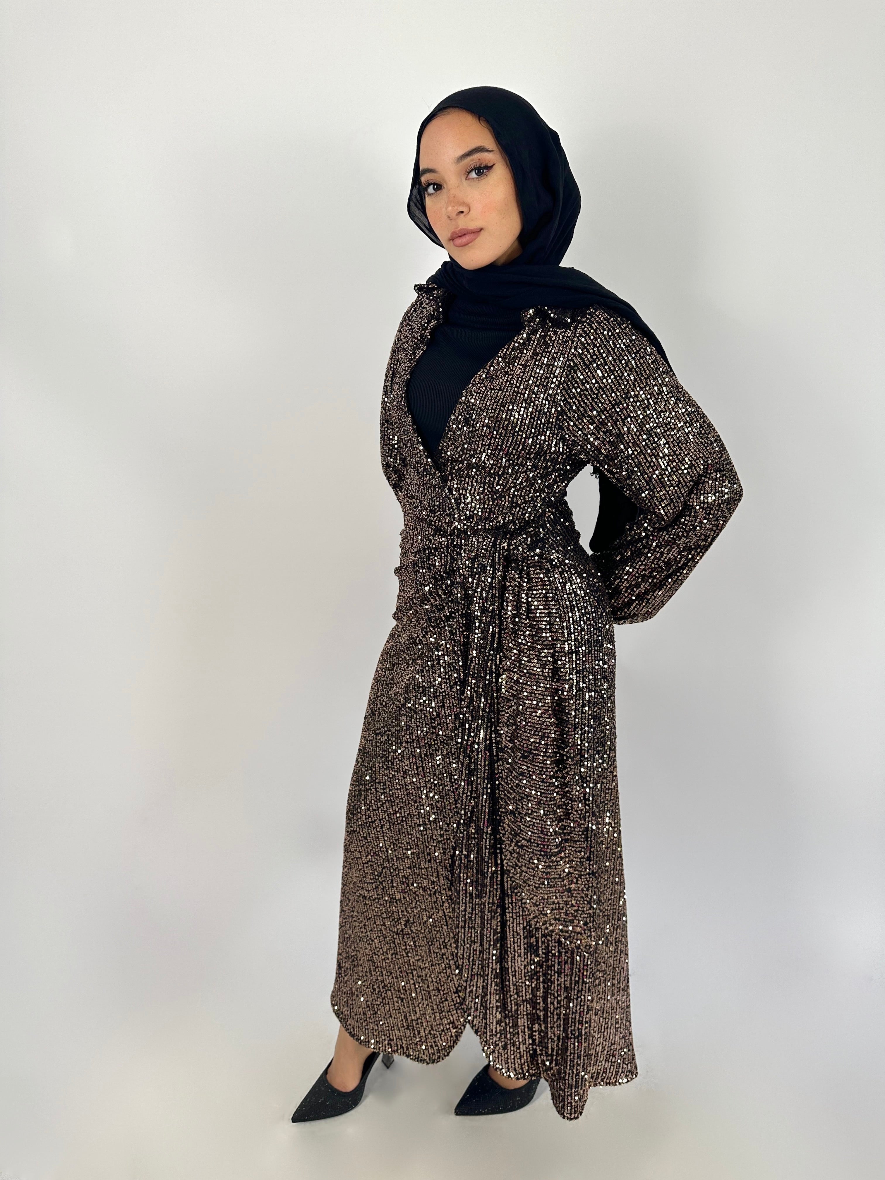 Wrappy Bling Stars Night Dress