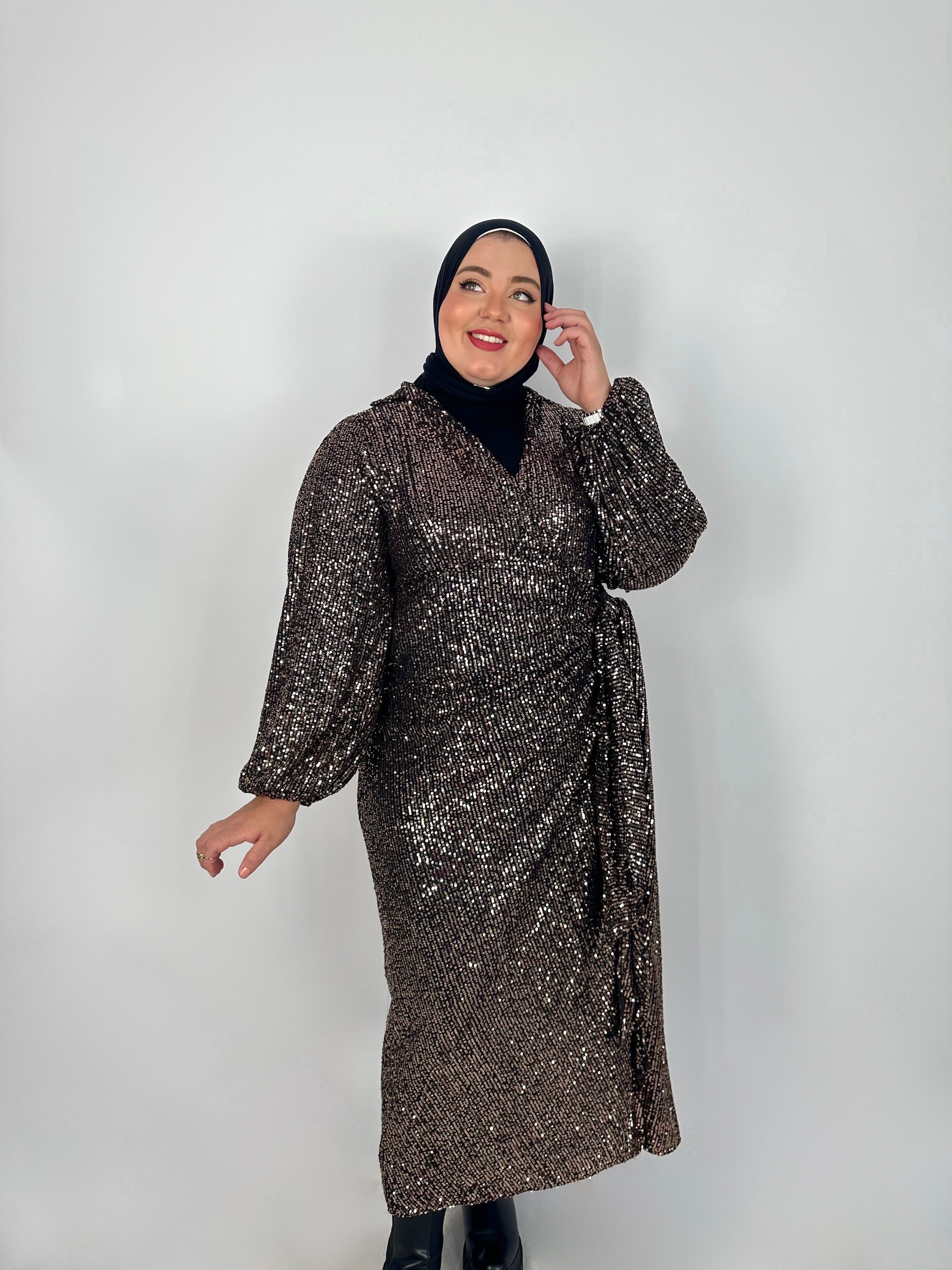 Wrappy Bling Stars Night Dress