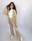 Winter New Wide Pants Oatmeal
