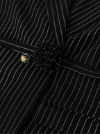 Fiore Stripe Long Blazer