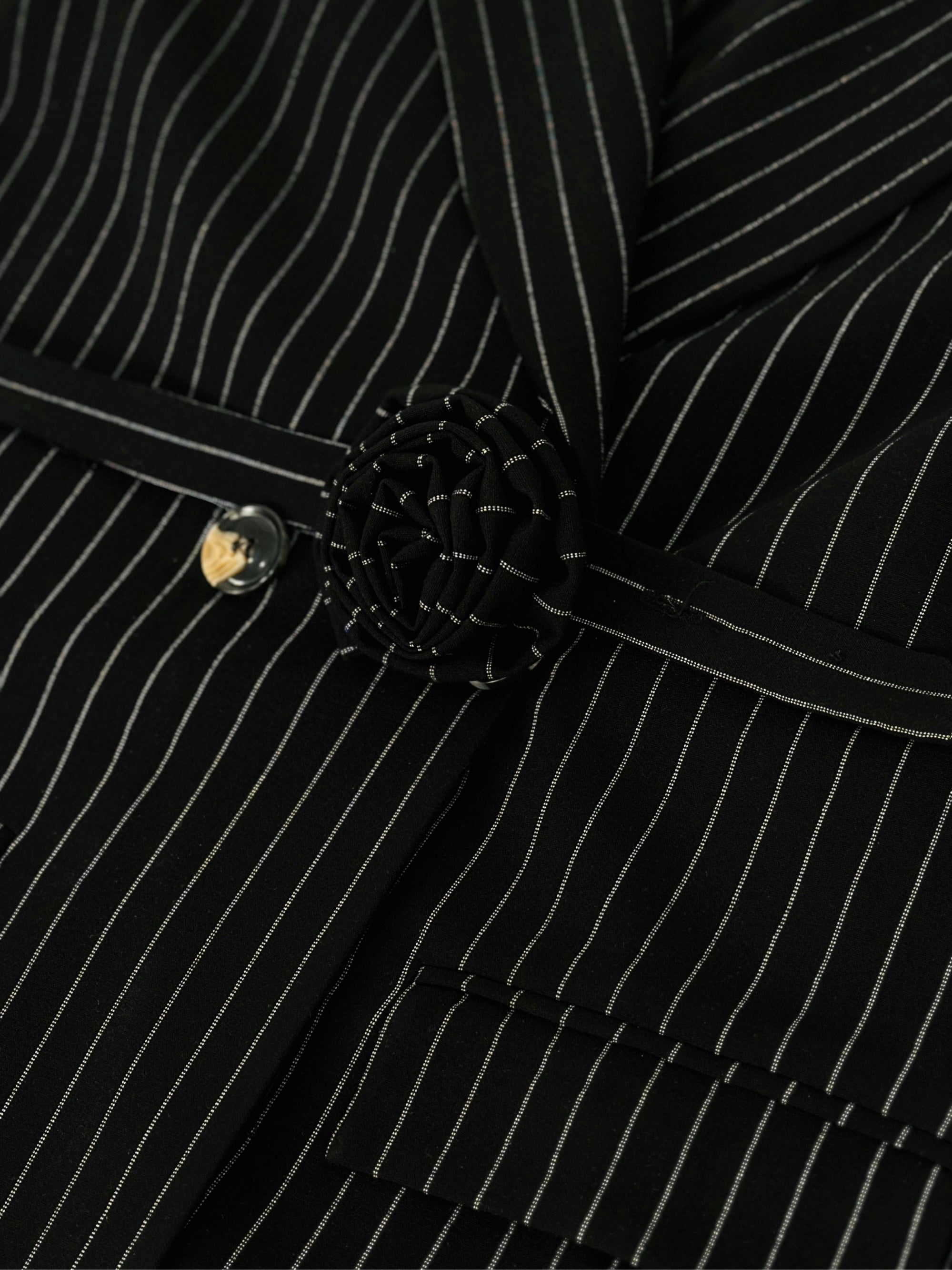 Fiore Stripe Long Blazer