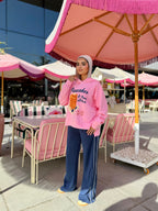 Pancakes Panic Rose Sweatshirt