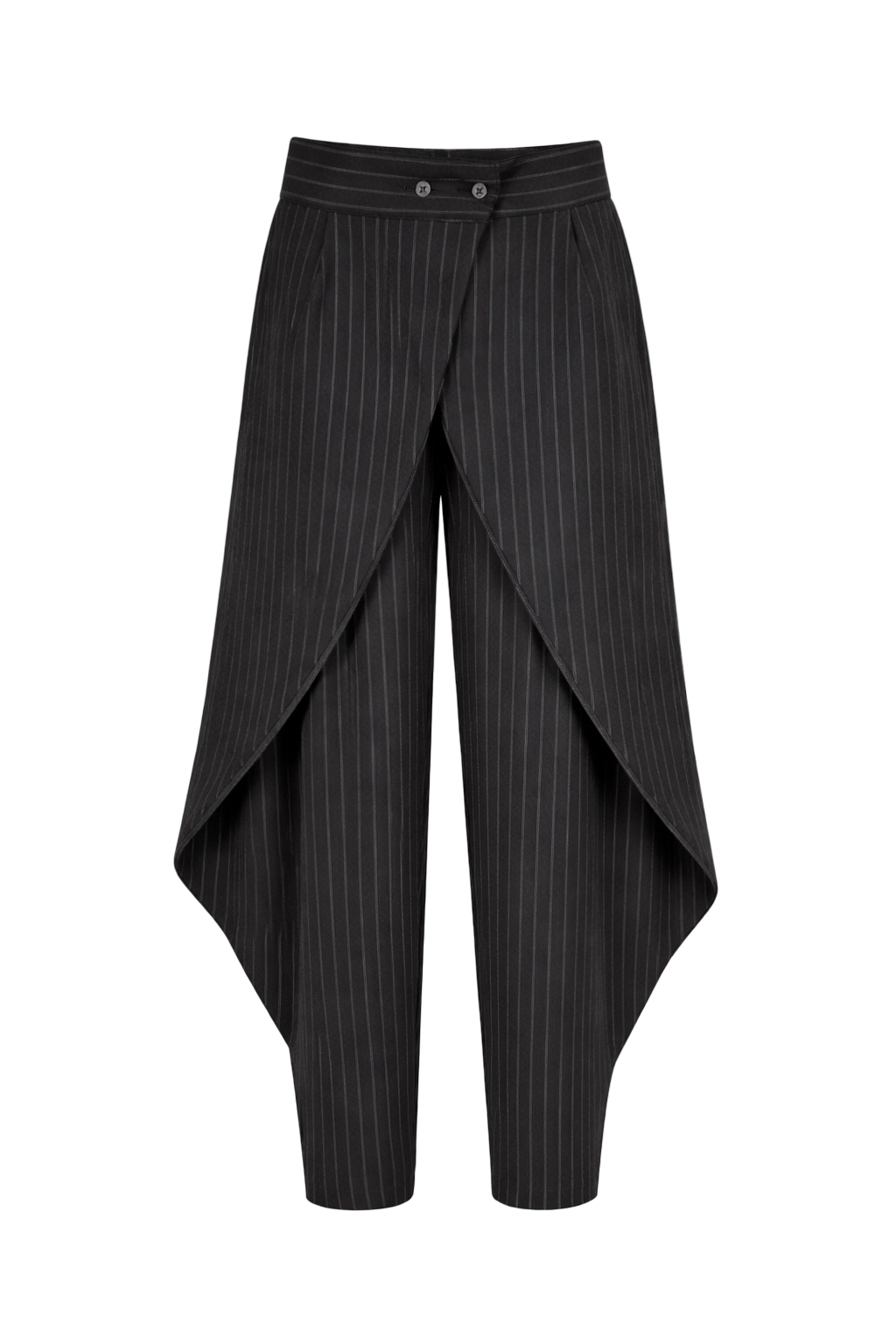 Wrap Puff Stripped Pants