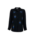 All Eyes On Us Linen Shirt Black