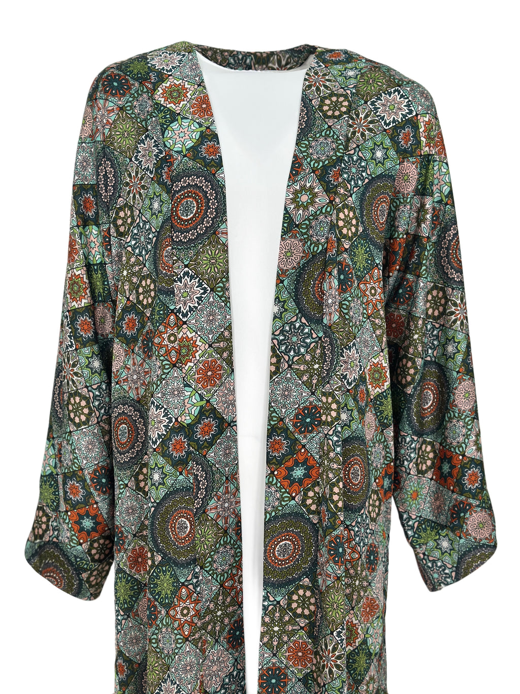 Silky Arabesque Kimono