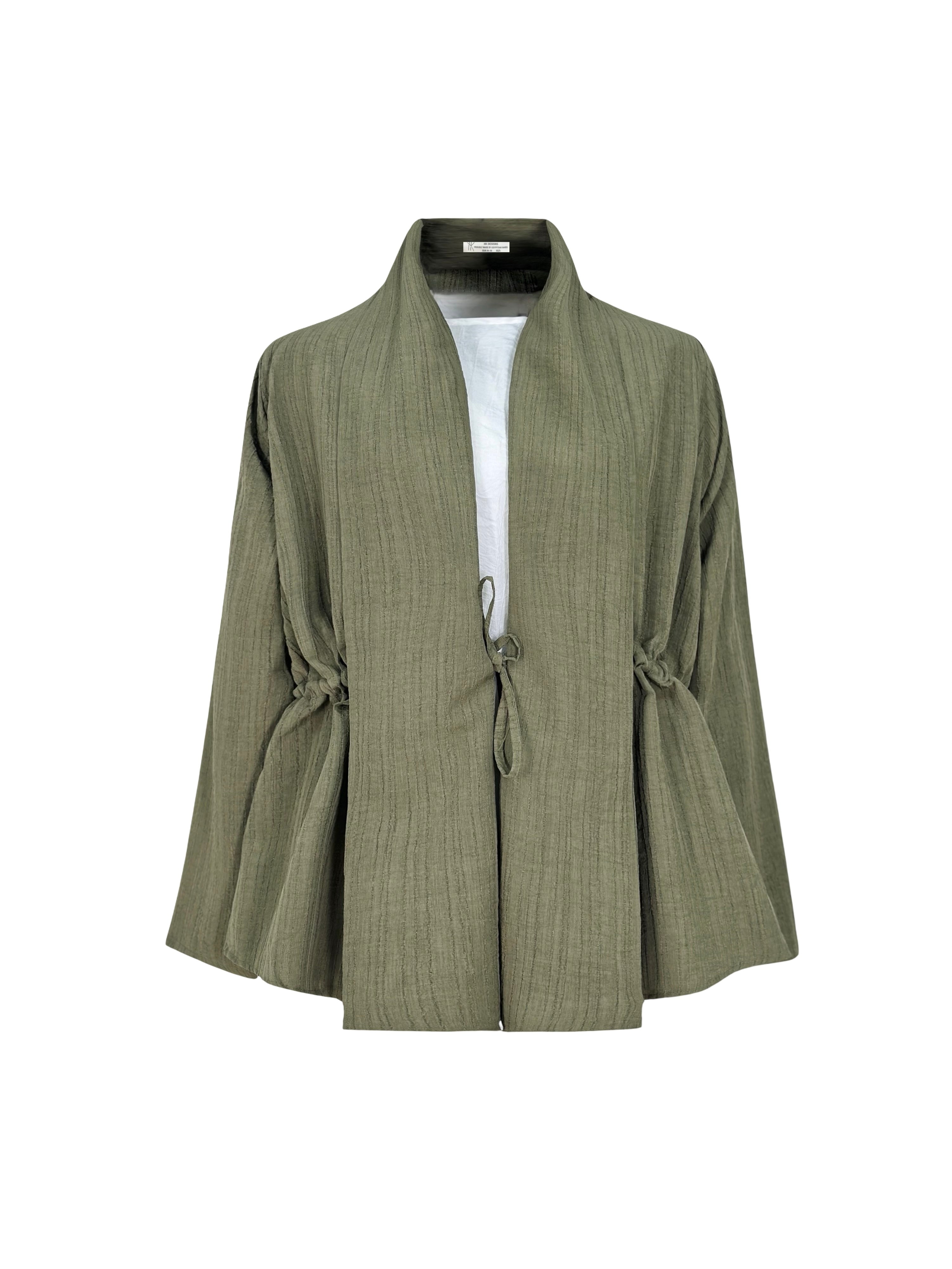 Crincle Elegance Cardigan
