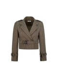 Cropped Wool Jacket