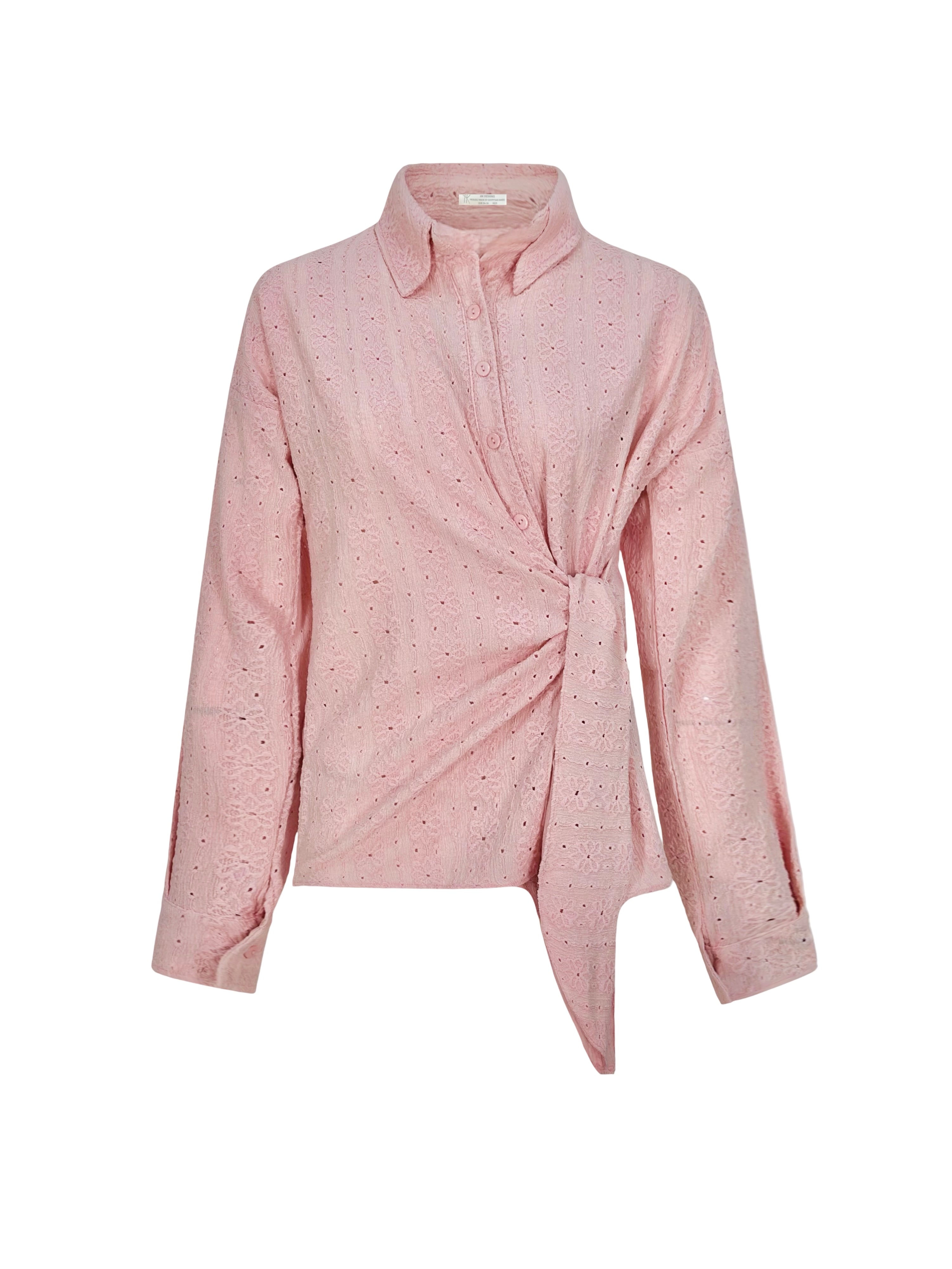 Wrap it Embroidered Set Shirt