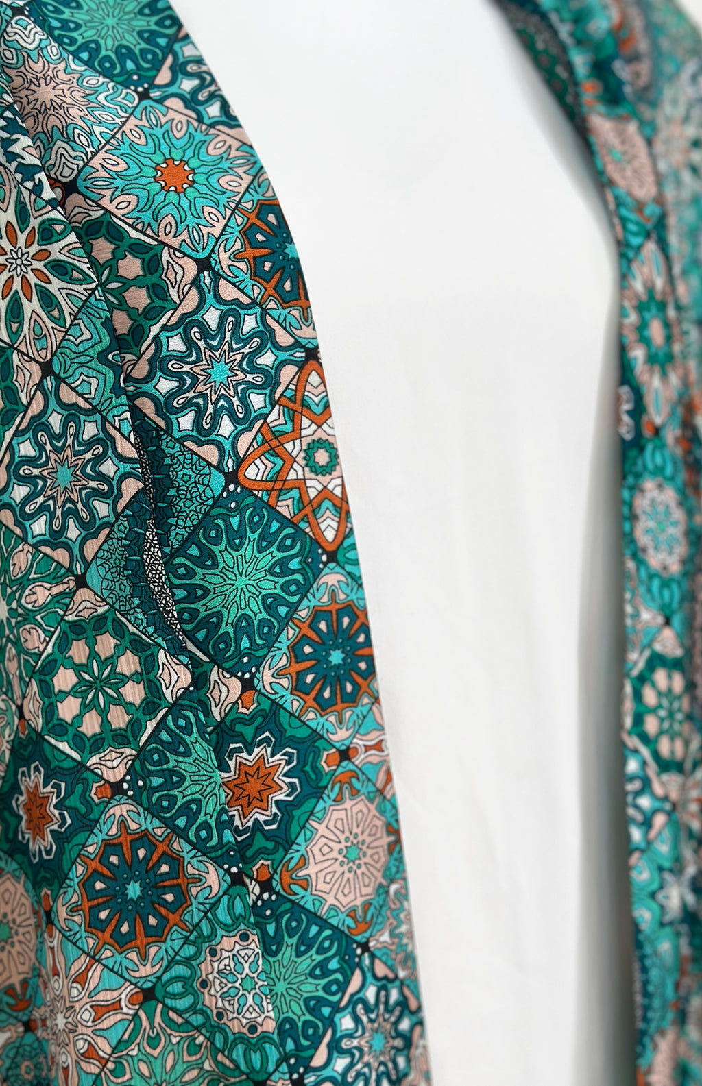 Silky Arabesque Kimono