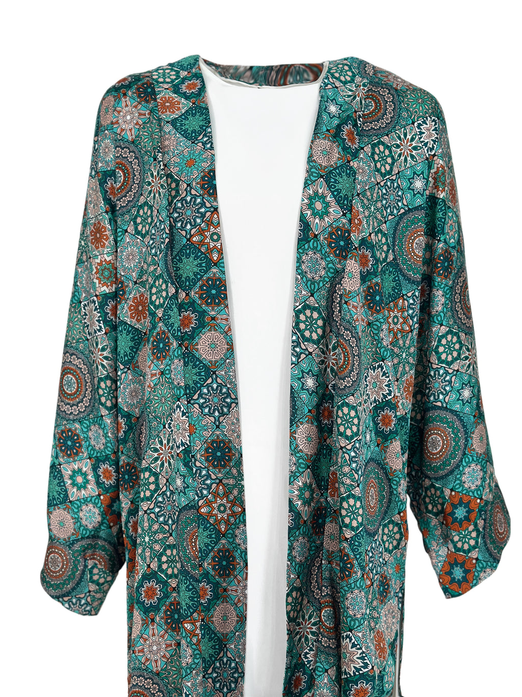 Silky Arabesque Kimono