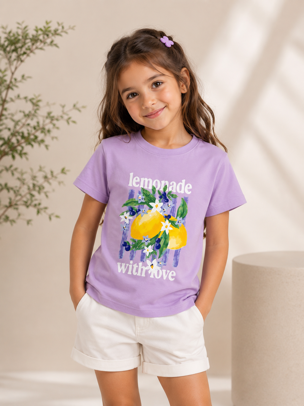 Lemonade With Love Kids T-Shirt
