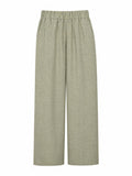 Criss cross lin Set Pants
