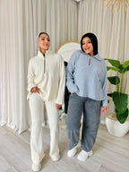 Warmy Heavy Sweater Sky Blue