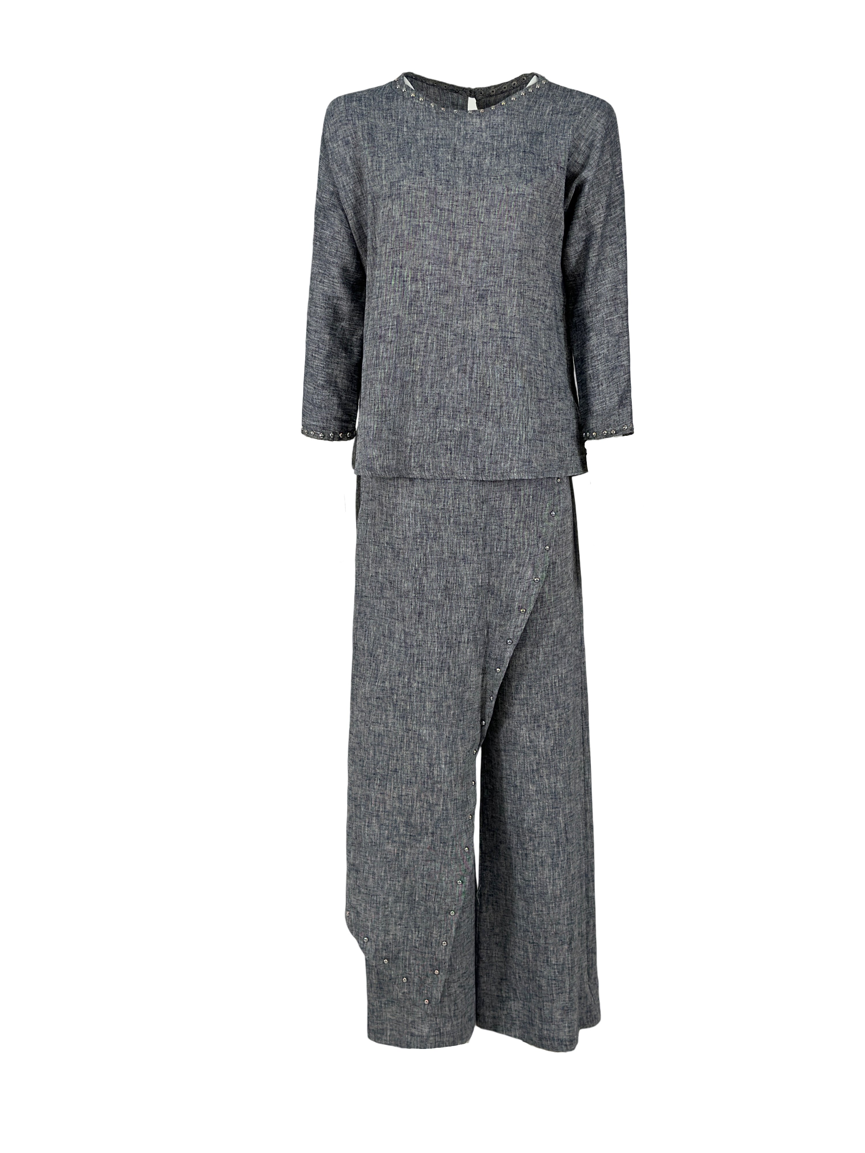The Elegant Linen Set Top